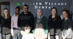 Syrian Family with Guelph Village Dental Team