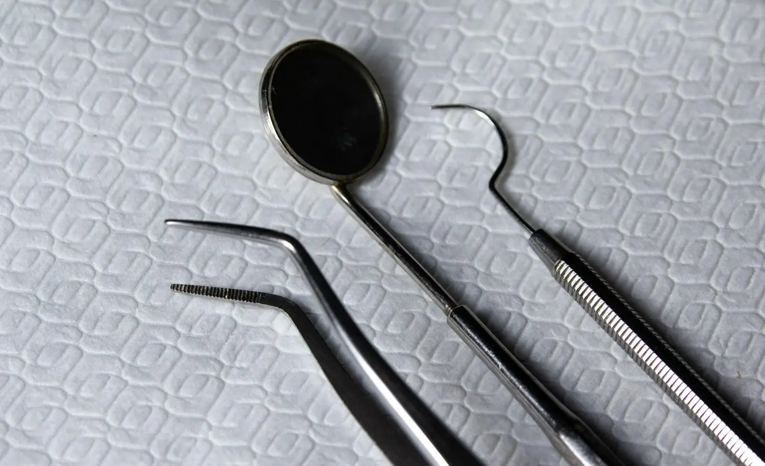 Close-up of dental tools